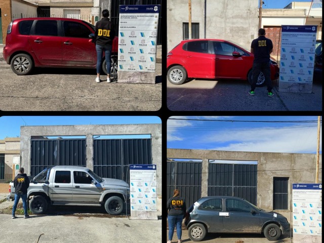 La SubDDI recuper cuatro vehculos robados